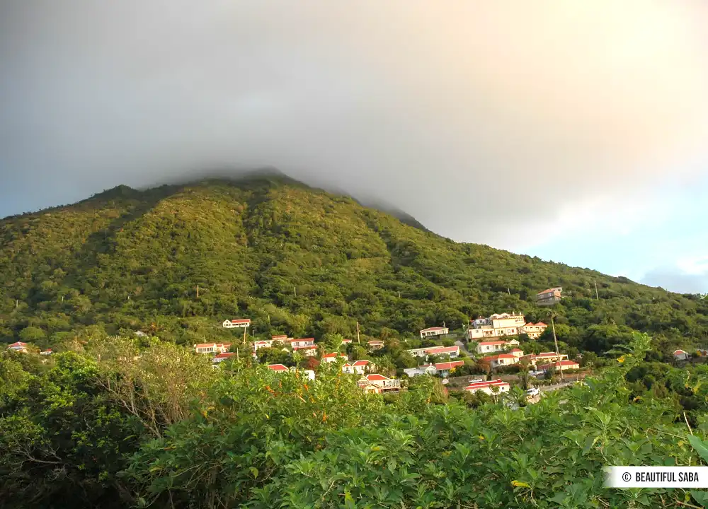 De Mount Scenery op Saba